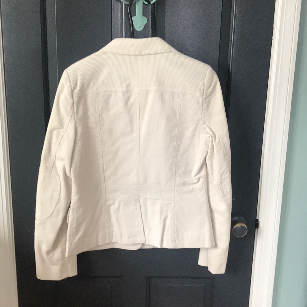 Cream Corduroy Blazer
